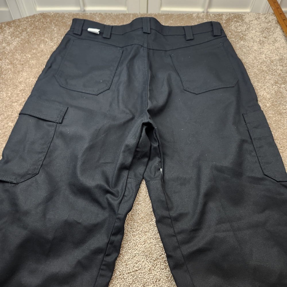 Red Kap Mens Black Performance Shop Cargo Work Pants 36x32 PT2ABK3 Stretch - Picture 6 of 6